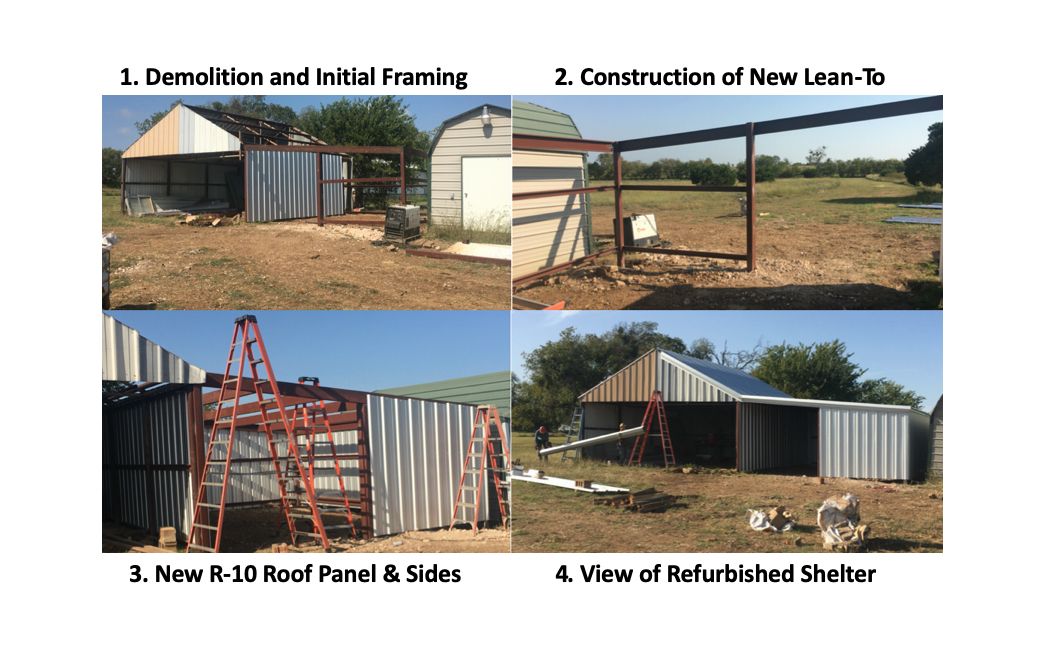 Reconstruction of Outbuildings at Sanctuary